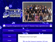 Tablet Screenshot of eastcoastspirit.com
